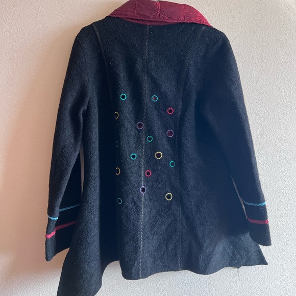 Emma G Black and Red Women's Jacket - Picture 6 of 6